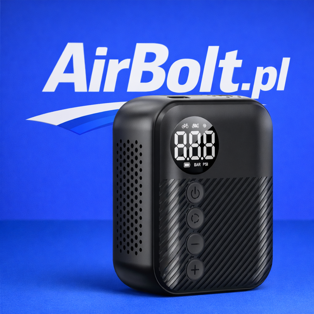 AirBolt™ – Kieszonkowy Kompresor Powietrza